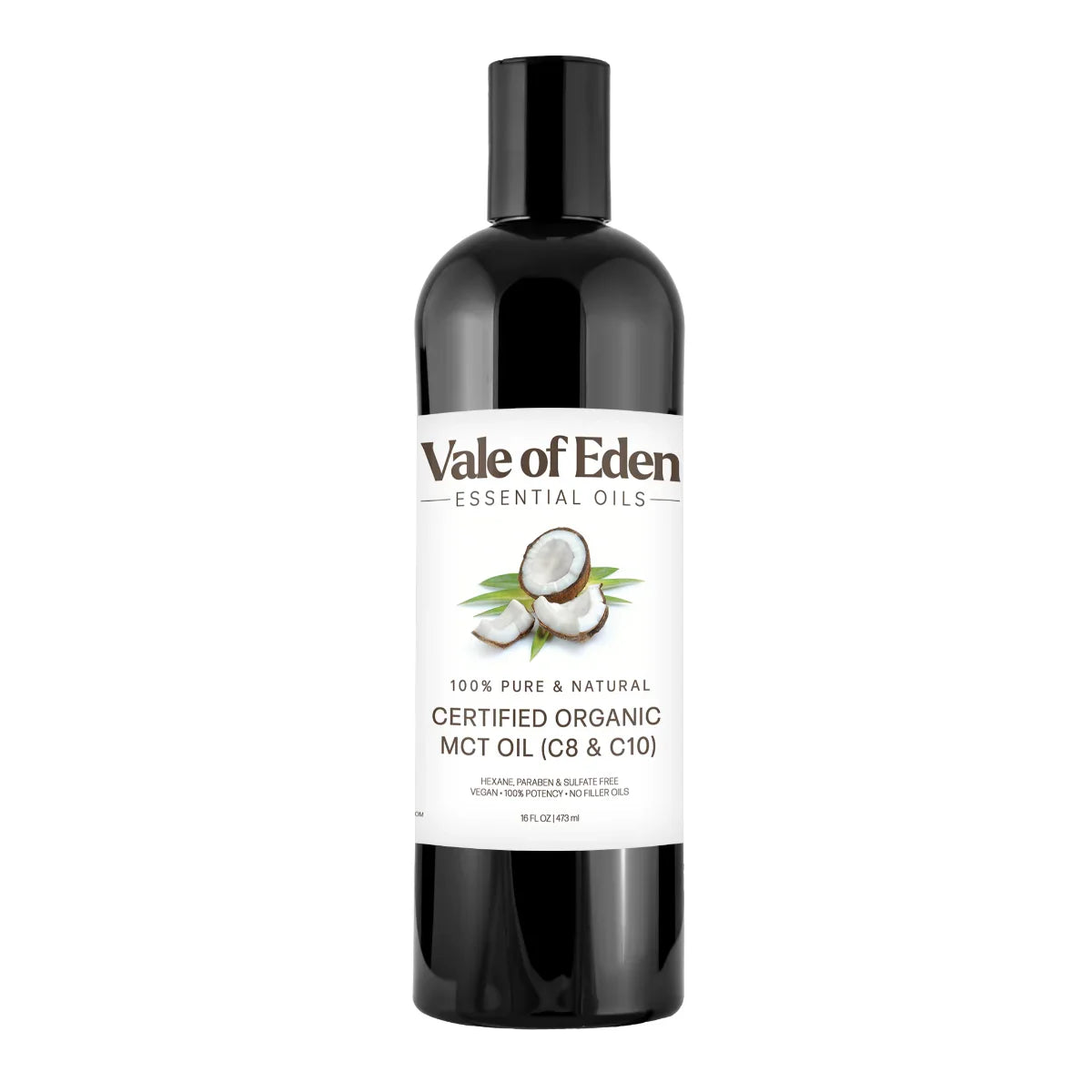 Organic MCT Oil, medium-chain triglycerides C8 and C10