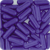 Purple Empty Gelatin Capsules, Size 0