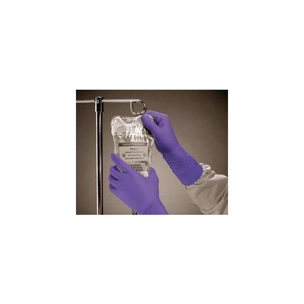 Kimberly-Clark Halyard Purple Nitrile Barrier Protection 12 cuff Powder-Free Gloves 50/BX
