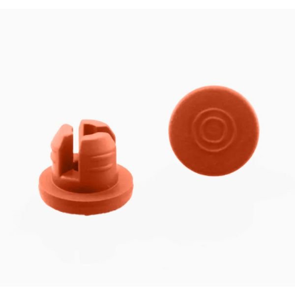 Butyl Rubber Stoppers for Vials, 20mm, Red
