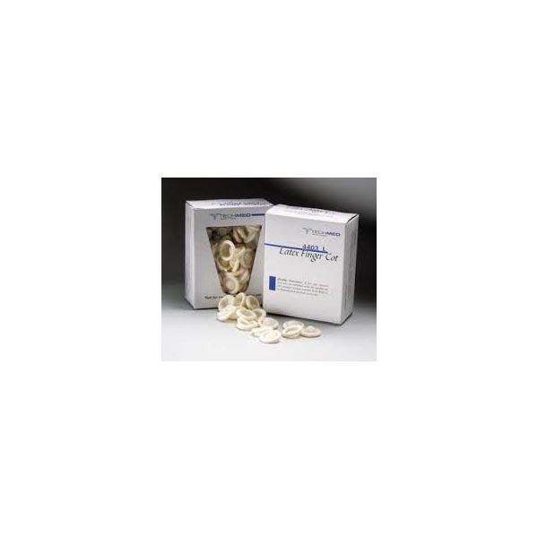 Latex Finger Cot, Small - XL, 144/Box