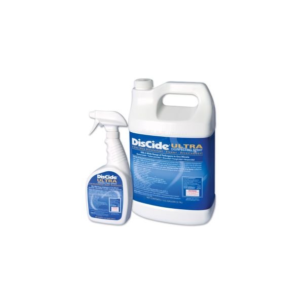 DisCide Ultra Disinfectant, Contact Time for Human Coronavirus 30secs.
