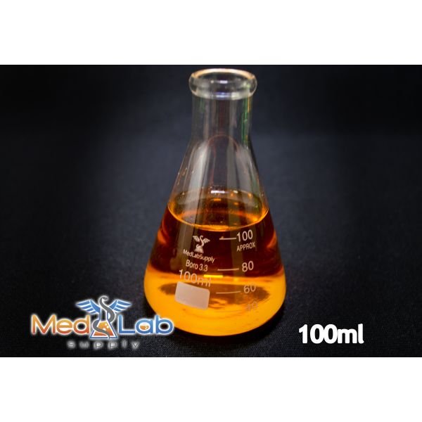 100 mL Erlenmeyer Flask, Narrow Neck, Glass, Graduated