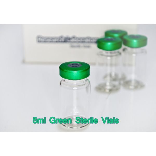 5ml Clear Sealed Sterile Depyrogenated Glass Vials (Green)