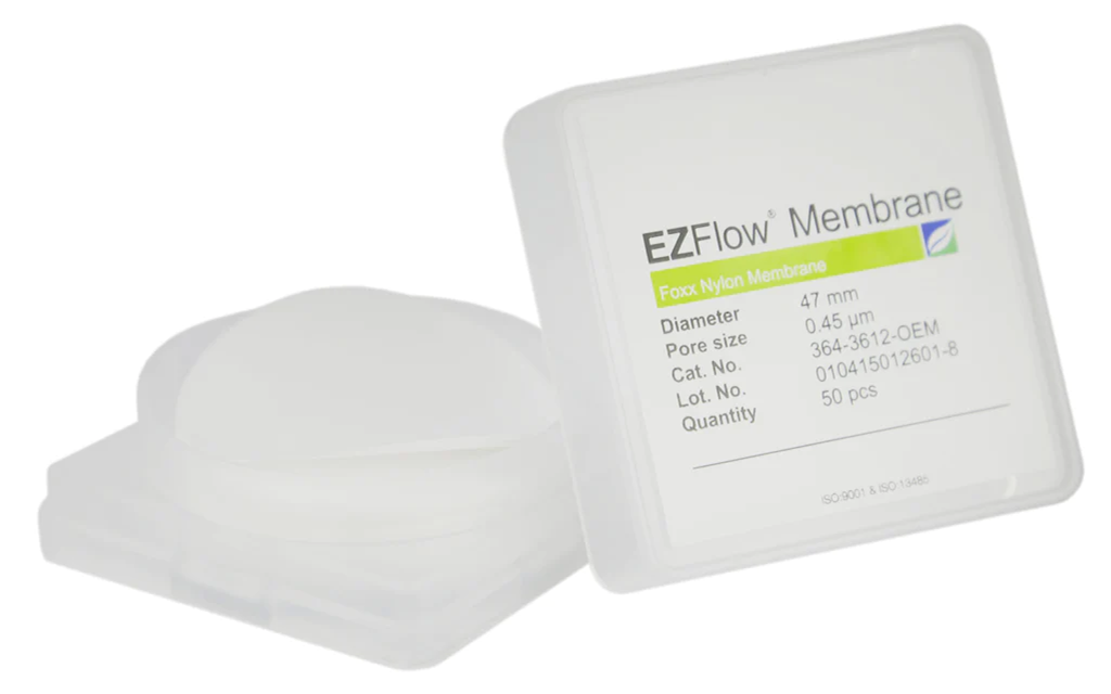EZFlow Nylon Membrane Disc Filter 0.22 or 0.45um in 25mm, 47mm, or 90mm in diameter