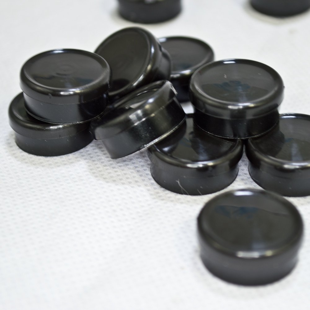 20mm Dual Tone Flip Top Seal (Black/Black)