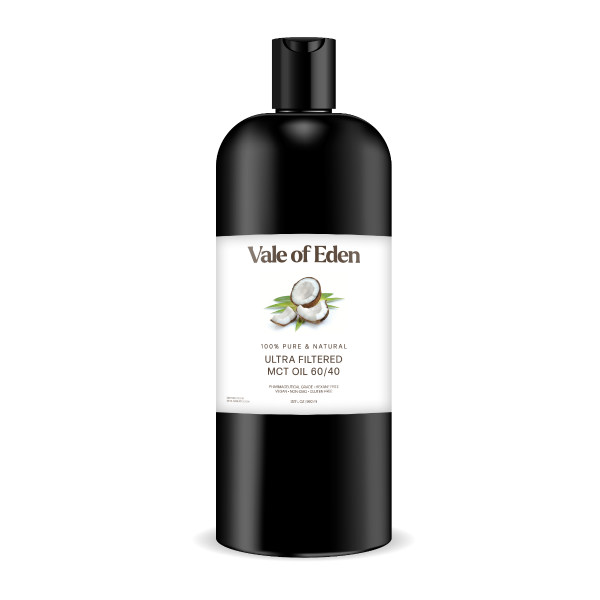 Ultra Filtered MCT Oil 60/40 (Medium Chain Triglyceride), Pharmaceutical Grade, Hexane Free