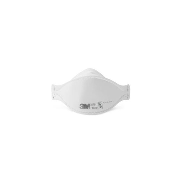 3M 1870+ Aura Niosh N95 Health Care Particulate Respirator and Surgical Mask.  99+% Filtration Efficiency.  Medically Rated. Individually Sealed.