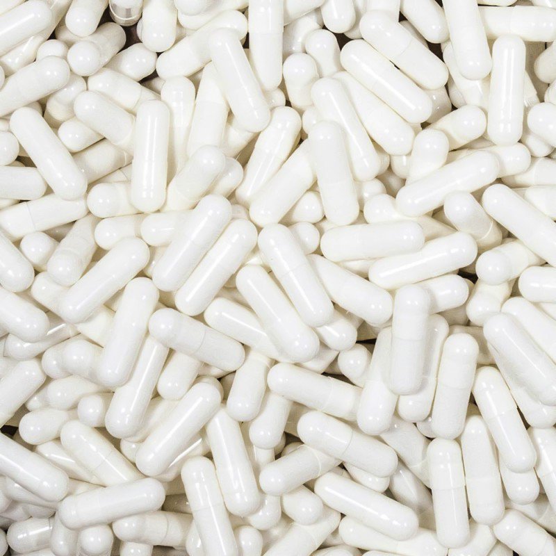 White Empty Gelatin Capsules, Size 00