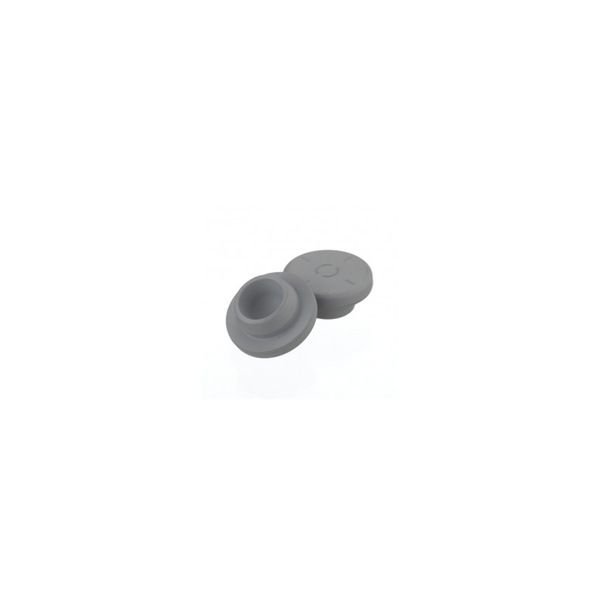 20mm Butyl Rubber Stoppers for Vials, Gray