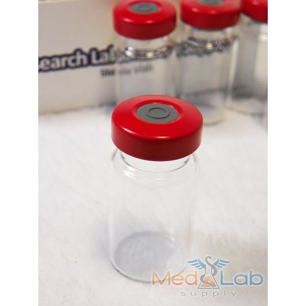 5ml Clear Sealed Sterile Depyrogenated Glass Vials (Red)