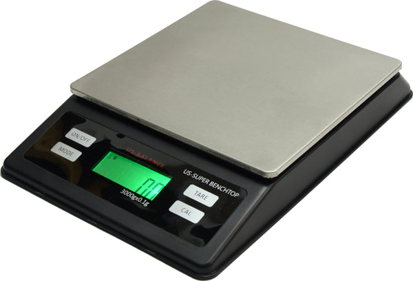 3000g x 0.1g accuracy, Digital Table Top Scale, Super Benchtop, Qty. 1