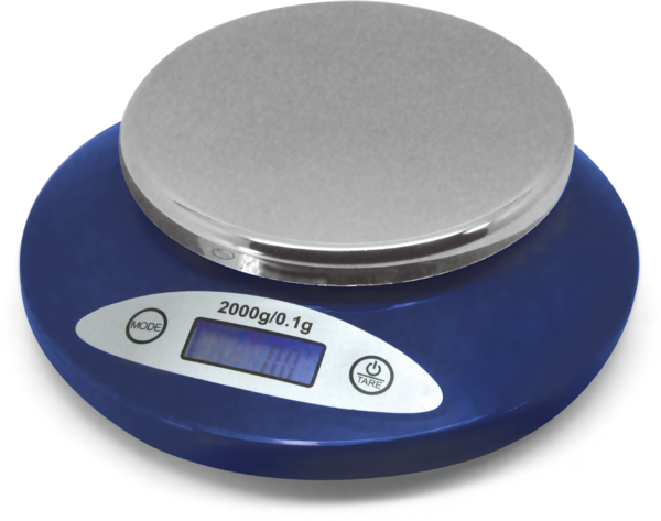Table Top Digital Food Scale, 2000g x 0.1g accuracy with bowl