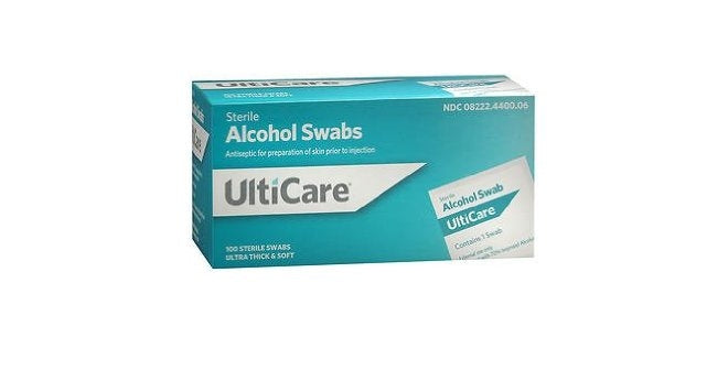 Ultimed UltiCare Sterile Alcohol Prep Pads, Box of 100