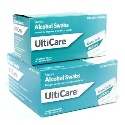 Ultimed UltiCare Sterile Alcohol Prep Pads, Box of 100