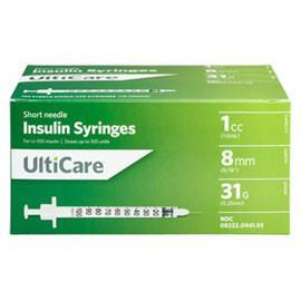 UltiCare Diabetics Syringes: 28g, 29g, 30g, and 31g