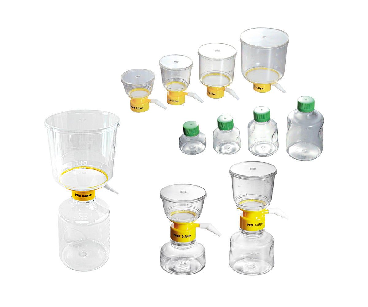 Extracto Bottle Top Filter, 500ml, PVDF, 0.45µm