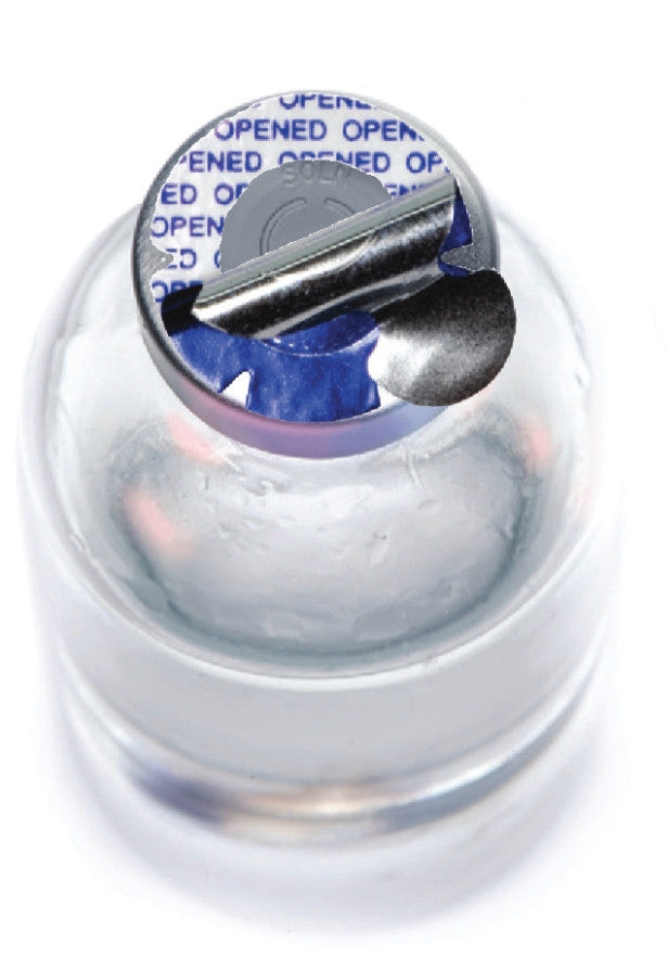 Sterile Barrier Vial Seals, Tamper Indicating Seal, 20mm, Silver, 20 Seals