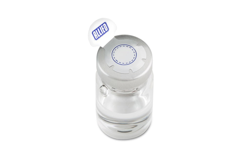 Sterile Barrier Vial Seals, Tamper Indicating Seal, 20mm, Silver, 20 Seals