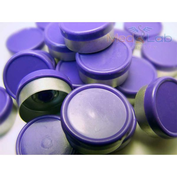 20mm Flip Top Aluminum Seal - Violet (Qty. 100)