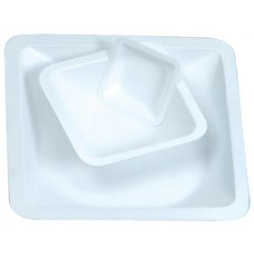 Disposable Polystyrene Weigh Boats - White (Qty. 100)