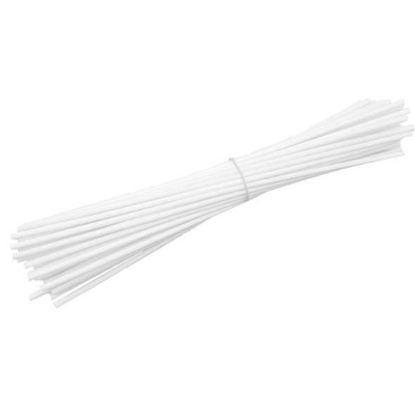 Reed Diffuser Sticks, White, 12" x 3mm, Pack 10