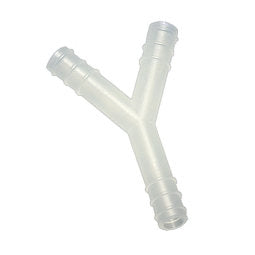 Y-shaped, Polypropylene Connectors, for 6mm tubing