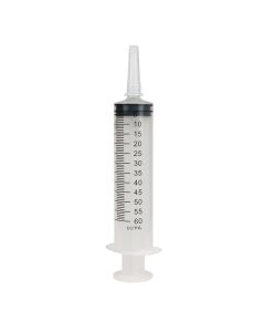CarePoint Luer Slip 60cc/mL Syringe only, Catheter Tip, Box of 20