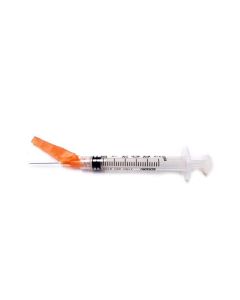 Exel Secure Touch Syringe with Safety Needle, 3mL 23g x 1", 50/BX, 27101