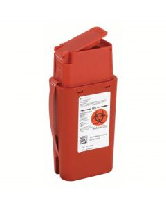 Sharps Transportable  Container, 1 Qt, Red, Each