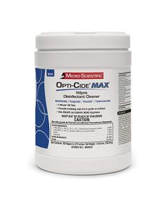 Opti-Cide Max Disinfectant Wipes, Hospital Grade EPA Registered Disinfectant Cleaner, 160 wipes