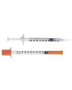 BD Micro-Fine Lo-Dose Insulin Syringe, 1mL x 28g x 1/2 in, Box of 100