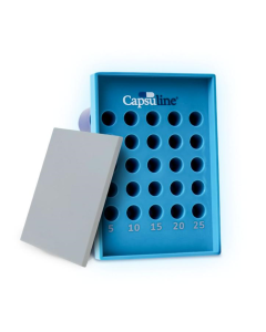 Capsu-Tray All-in-one capsule filling tray, capacity of 25 capsules, Size 000