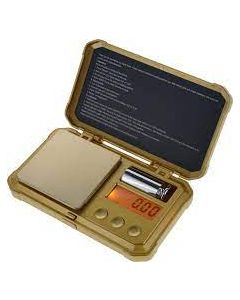 200g x 0.01g Digital Table Top Scale in Gold