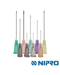 Nipro Sterile Hypodermic Needles, Box of 100