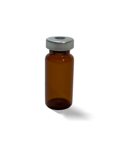 Ultra Spec 10ml Amber Sealed Sterile Glass Vials, Qty 1