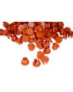 20mm Lyophilization Stoppers 2-Pronged Red