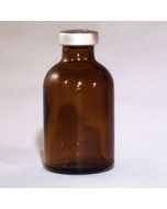 ALK-50mL Amber Sealed Sterile Glass Vial, Qty.1