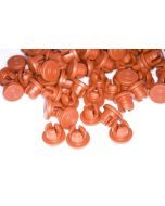 20mm Lyophilization Stoppers 3-Pronged Red