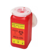 1.4 Quart Red BD Sharps Container 