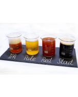5-Piece Beer Tasting Flight Sampler Chemistry Bar Set 