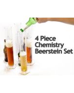 Med Lab Supply's 4 piece Chemistry Bar Beer Stein Set