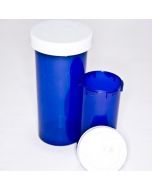 Colored Capsule Bottle - 30 Dram - Blue Colored