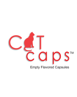 CatCaps Empty Gelatin Capsules, Beef Flavored, Size 3, Resealable Bag of 500
