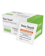 Easy Touch Alcohol Prep Pads, Box of 100