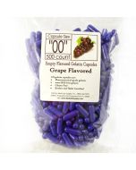 Empty Flavored Gelatin Capsules Size 00 Grape  (Bag of 500)