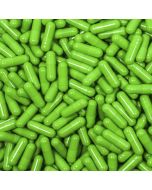 Lime Flavored Empty Gelatin Capsules, Size 0, Qty. 500