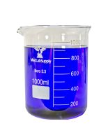 1000mL Low Form Graduated Glass Beakers by Med Lab Supply