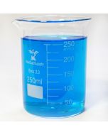 250ml Low Form Graduated Glass Beakers by Med Lab Supply