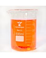 500ml Low Form Graduated Glass Beakers by Med Lab Supply 